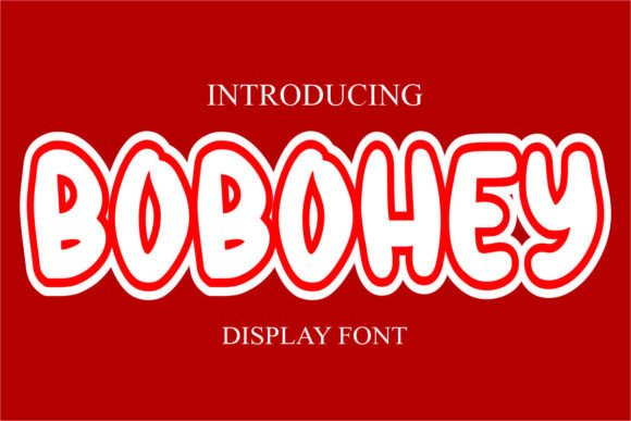 Bobohey: A Display Font for Bold Branding and Creative Projects