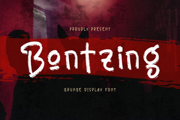 Bontzing – A Grunge Font That Elevates Handmade Creations