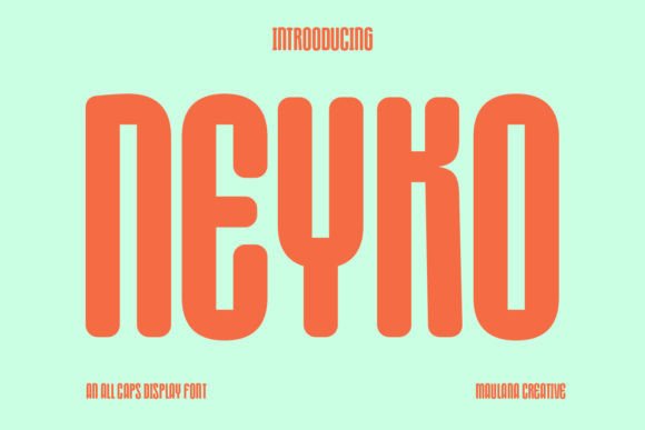 Boost Your Brand with the Neyko Font