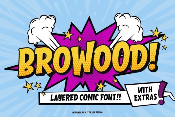 Browood: A Display Font for Bold Branding