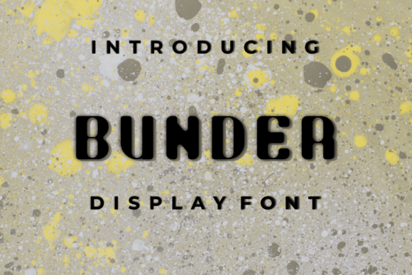 Bunder Display Font Review