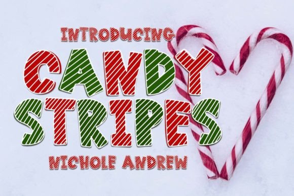 Candy Stripes Font for a Polished Brand Look