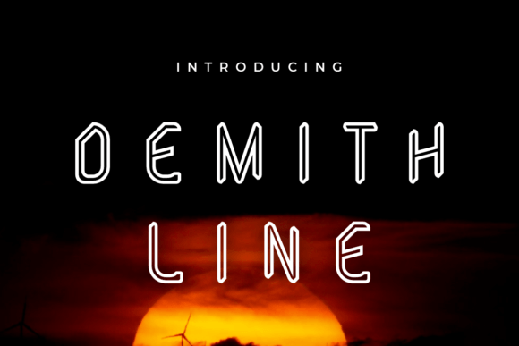 Demith Line: A Display Font That Elevates Editorial Design
