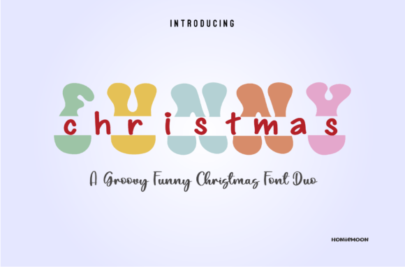 Funny Christmas Duo for Business Branding