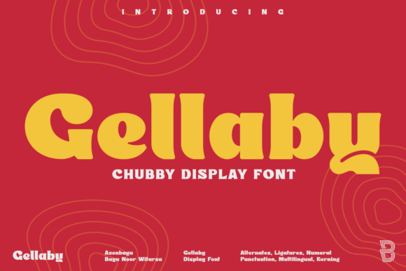 Gellaby: A Bold Font for Modern Branding