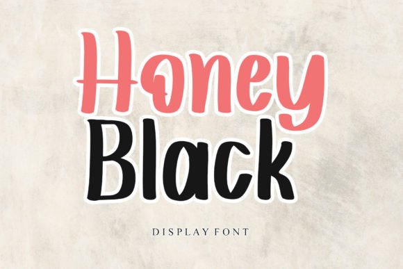 Honey Black: A Versatile Display Font for Editorial Design