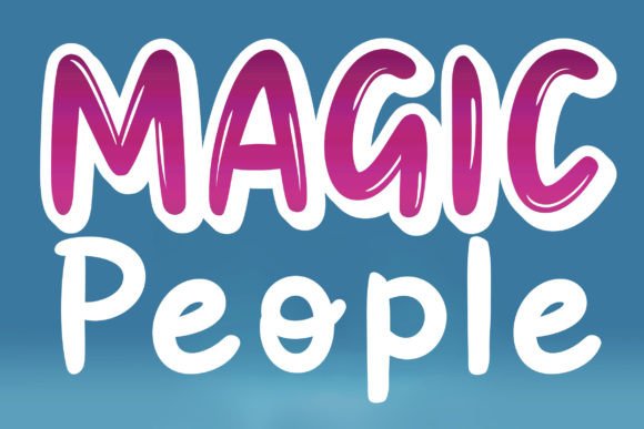 Magic People Font for Bold Web Design