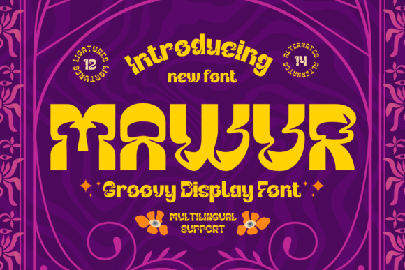 Mawur Display Font for Web Design