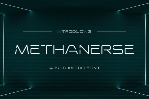 Methanerse Font for Editorial Design