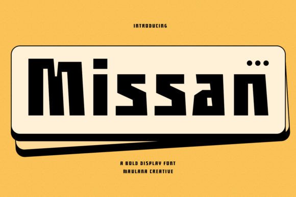 Missan: A Quirky Display Font for Web Design