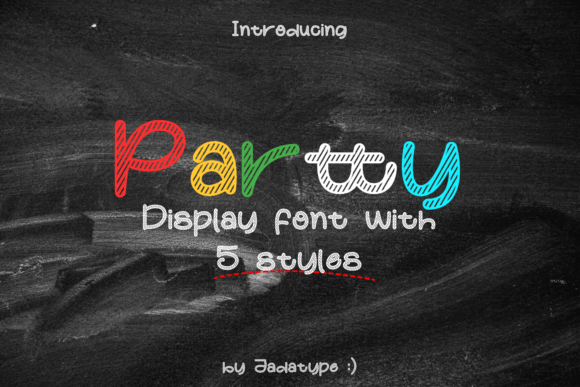 Partty Font for Business Branding and Creative Projects