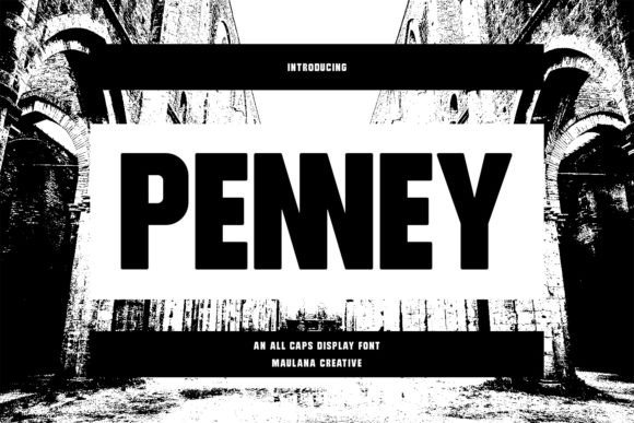 Penney: A Sleek Display Font for Handmade Creations