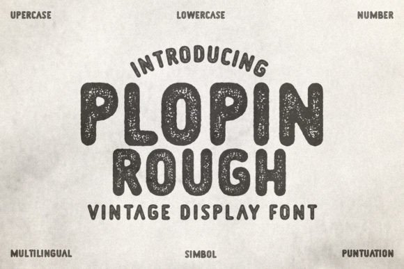Plopin Rough for Vintage Branding
