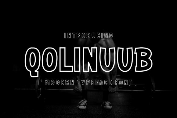 Qolinuub: A Modern Display Font for Editorial Design