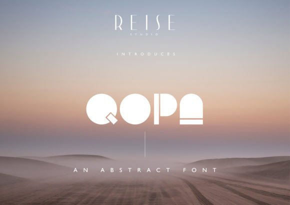 Qopa Font for Handmade and Commercial Craft Projects