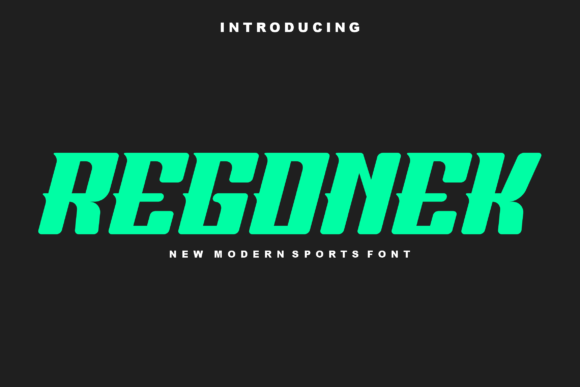 Regonek Font Review for Modern Campaign Design