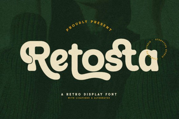 Retosta: A Refined Display Font for Digital Branding