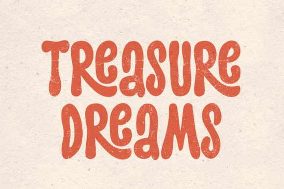 Treasure Dreams Font Review for Retro Branding Projects
