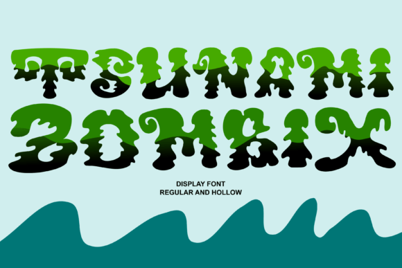 Tsunami Zombix: A Spooky Font for Handmade Creations