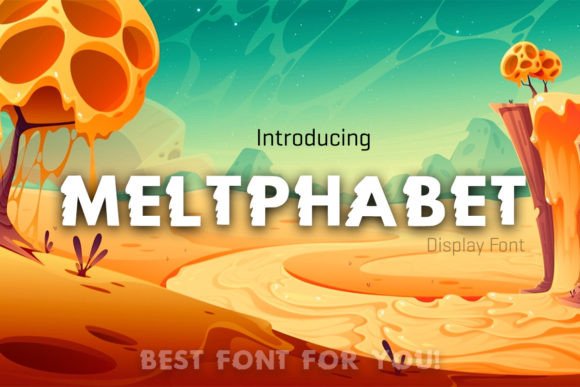 Upgrade Your Brand with the Meltphabet Display Font