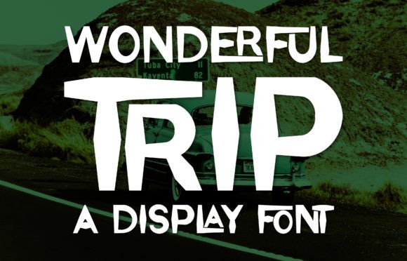 Wonderful Trip Font for Web Design