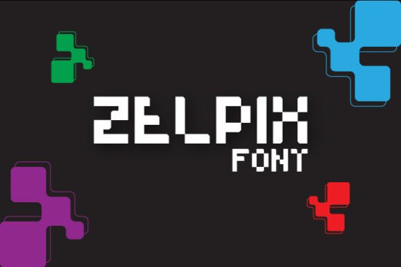 Zelpix Display Font for Modern Web Design
